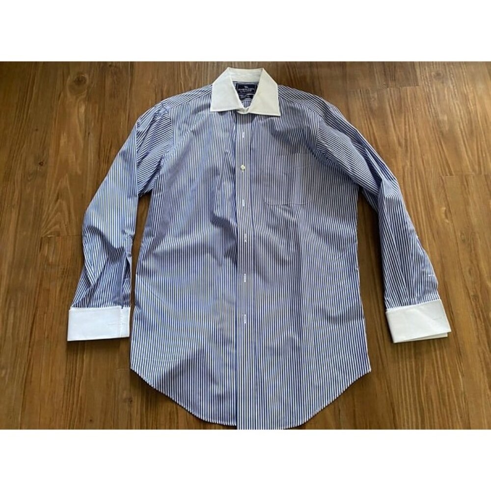 COPY - American Living Men's French Cuff Dress Shirt (Medium 15 32/33)